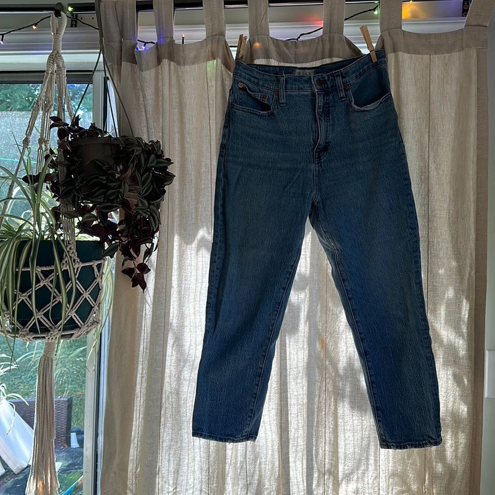Madewell classic straight jeans